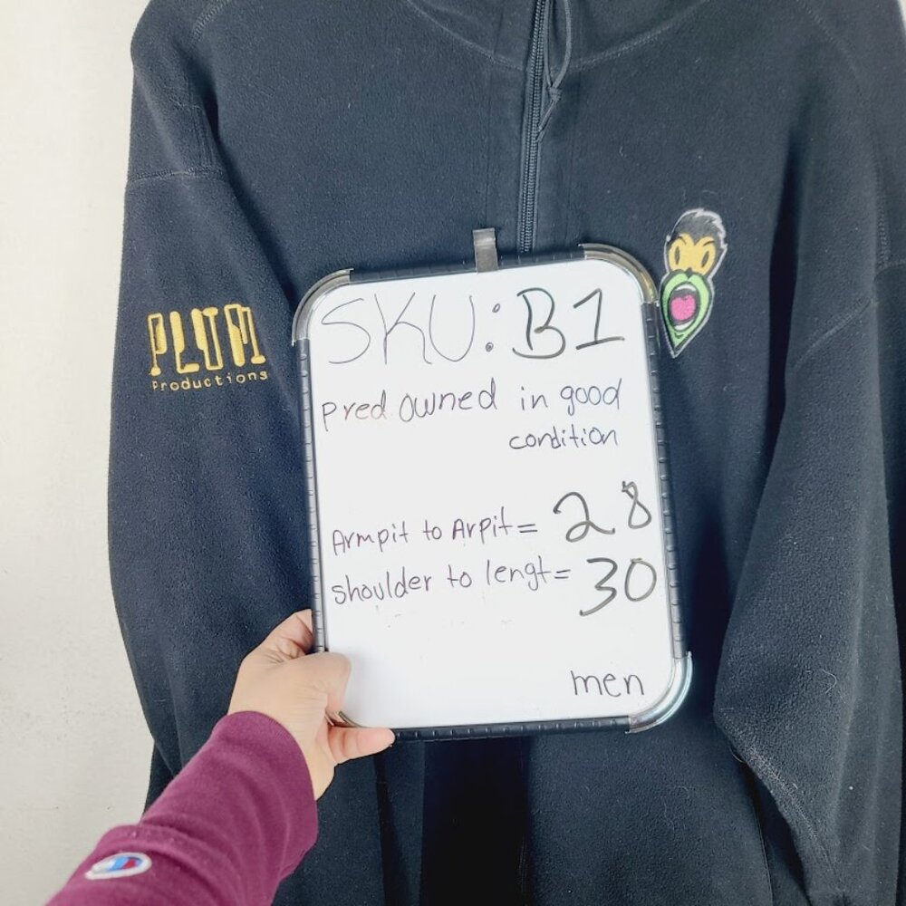 Patagonia Men's Black Synchilla Mock Neck Thermal Fleece Jacket Size L - Picture 7 of 7